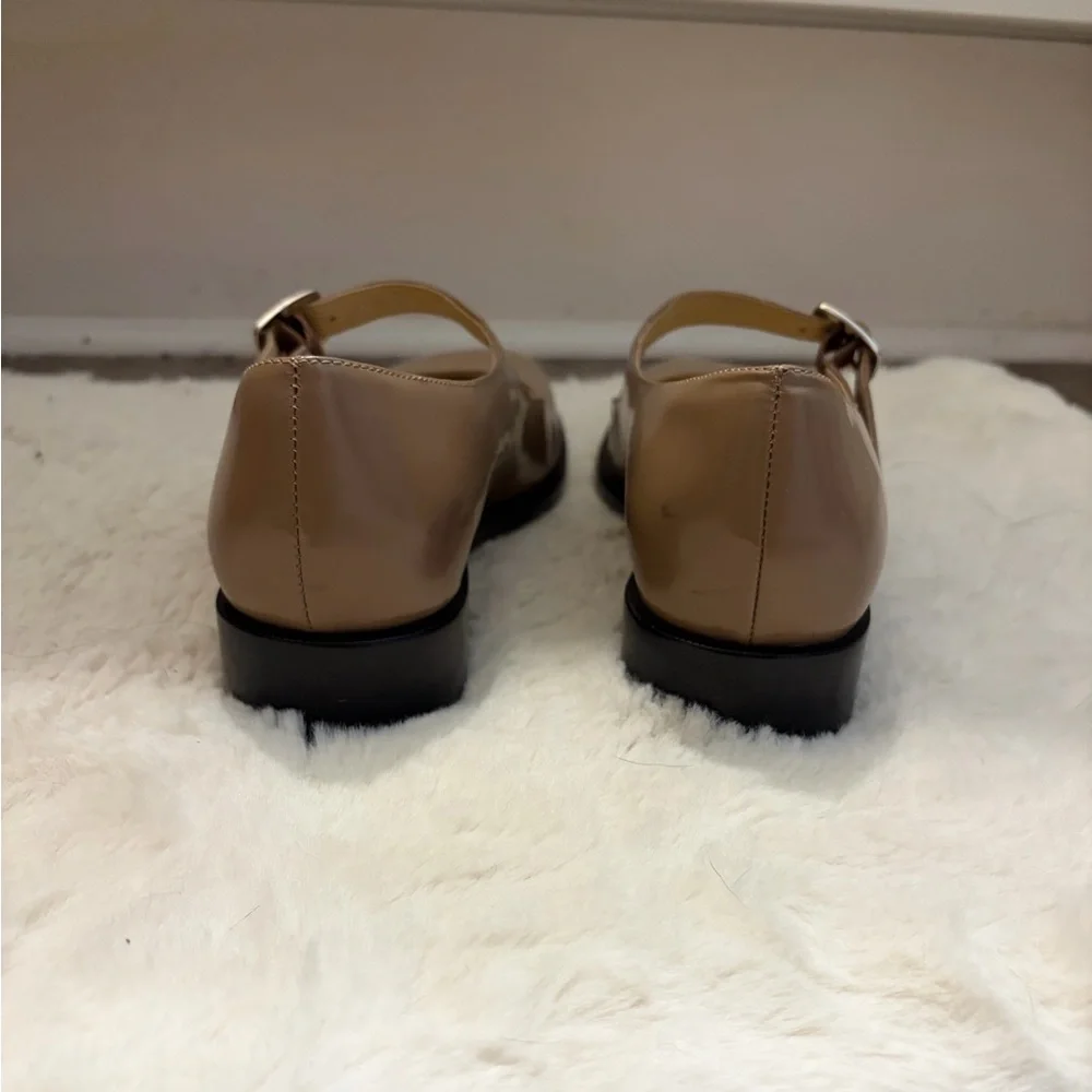 Sandy Liang Taupe Mary Janes - Picture 7 of 8